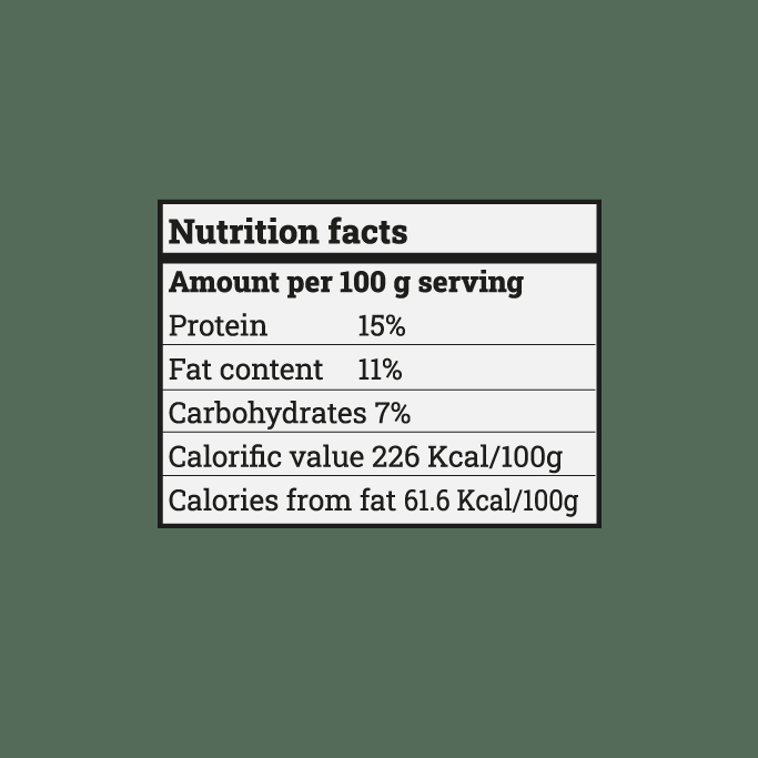 Tanmia-Unbreaded-burger-Nutrition-facts